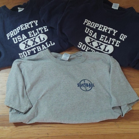 Lot of 3 Softball Shirts - Picture 2 of 7